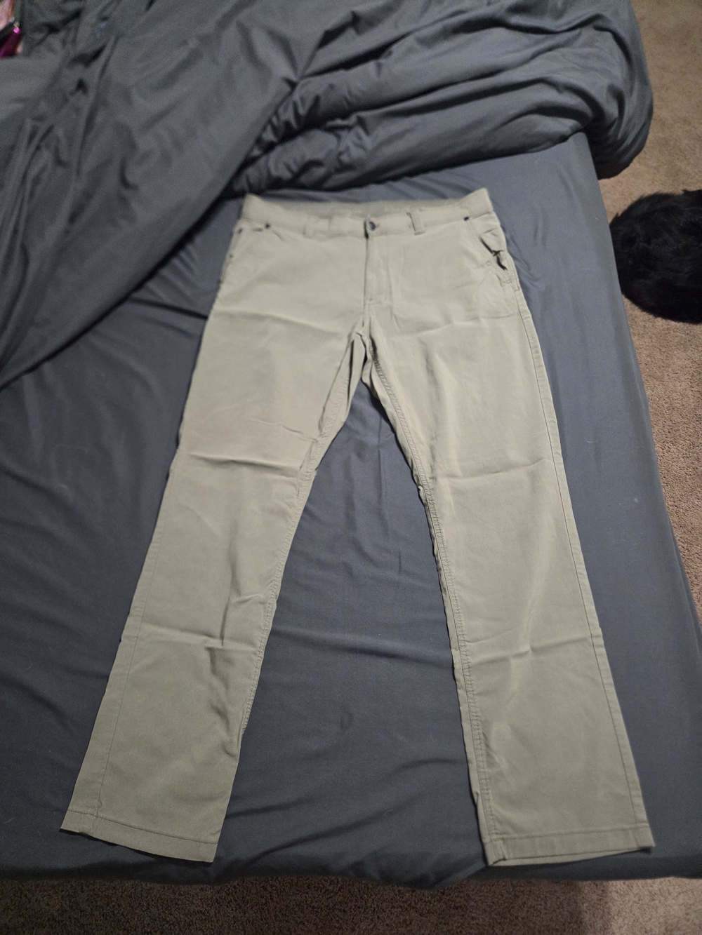 Weatherproof Men's Chinos in Light Olive Green